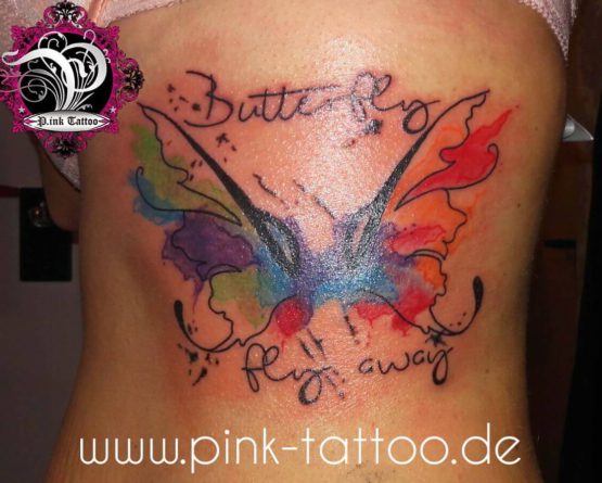 Butterfly Color Aquarell