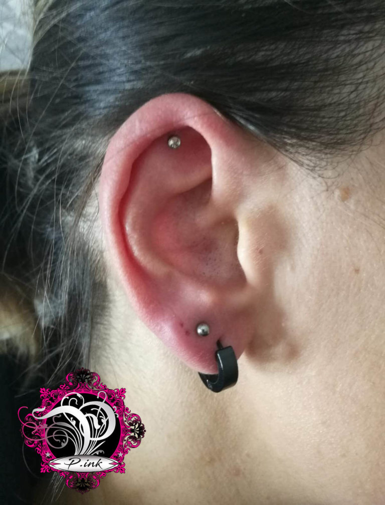 Upper-Lobe- und Conch-Piercing – P.ink Neustadt bei Coburg