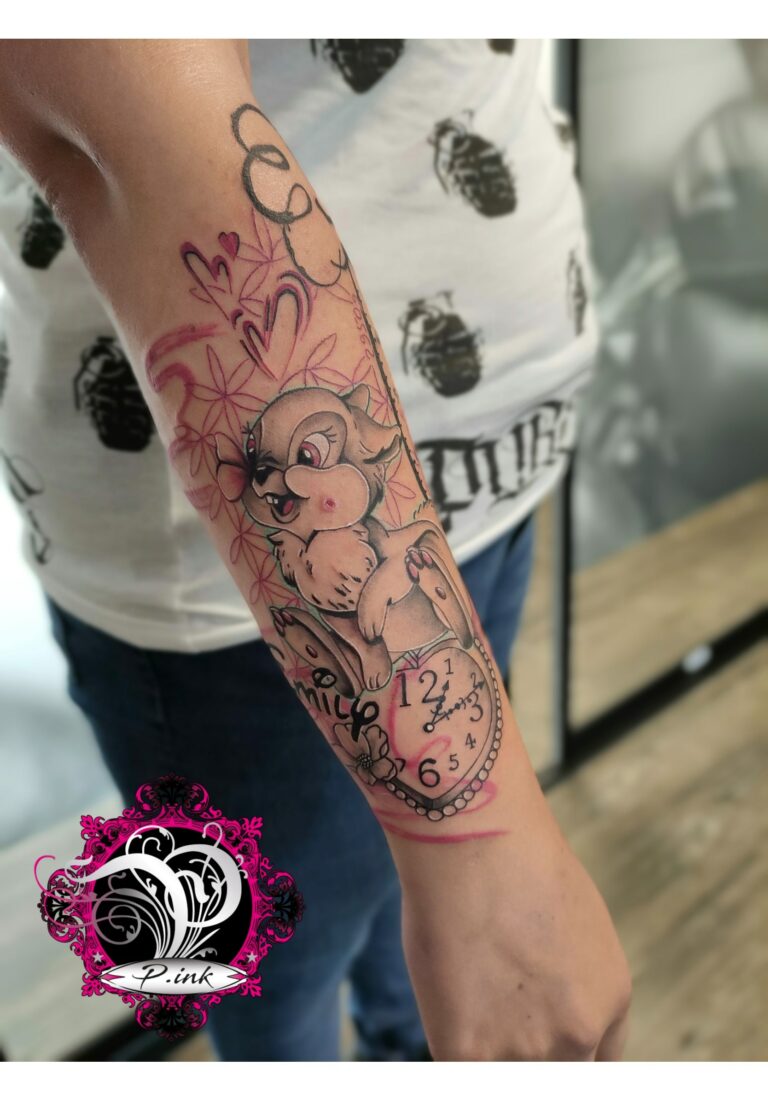 Hase Uhr Freestyle Tattoo – P.ink Neustadt bei Coburg
