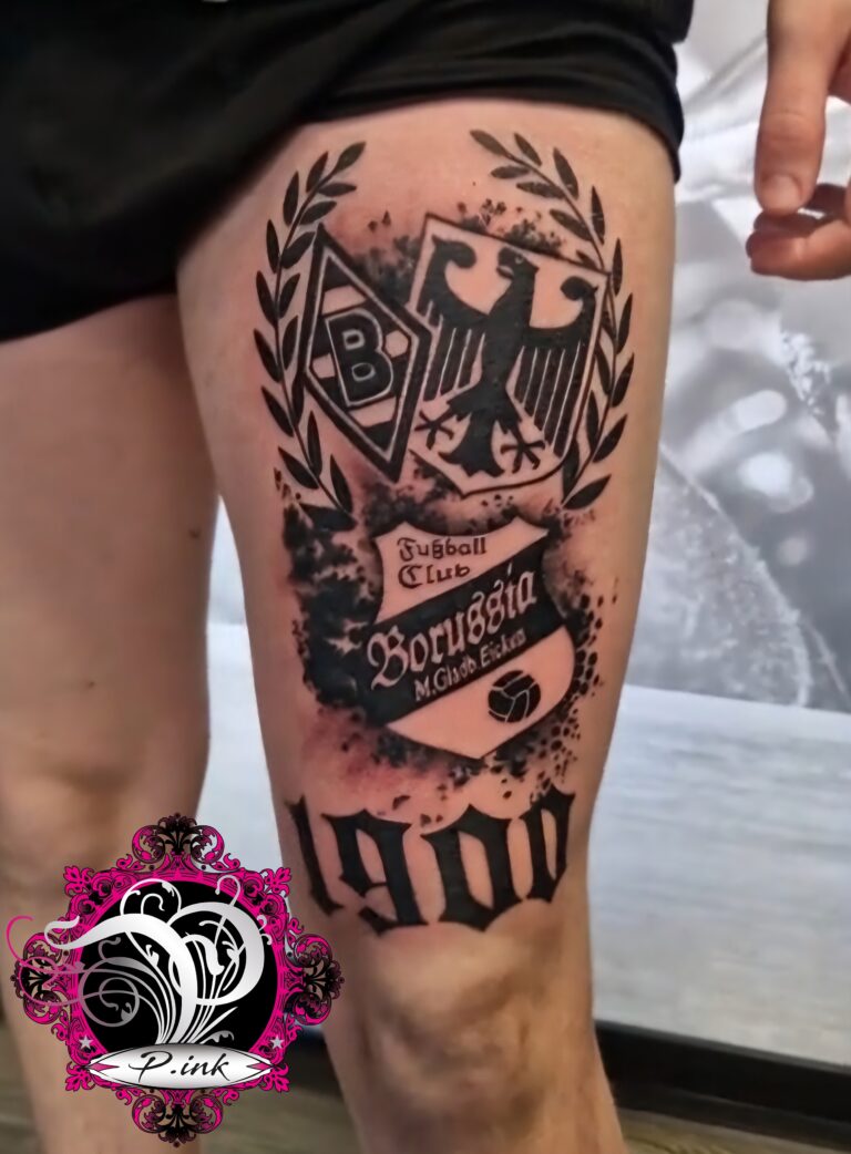 Gladbach Deutschland Fußball Tattoo – P.ink Neustadt bei Coburg