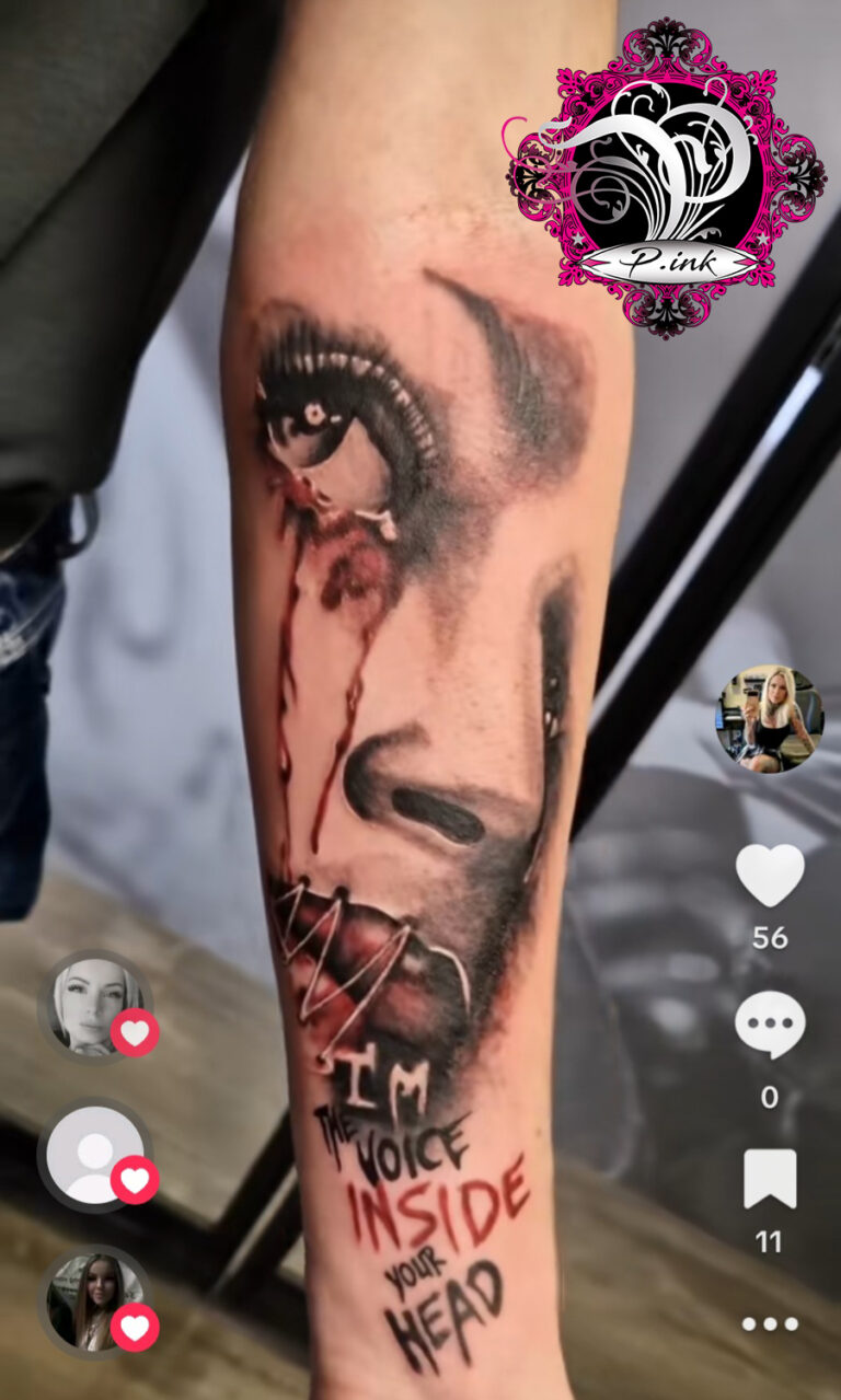 Im the Voice Inside your Head Tattoo – P.ink Neustadt bei Coburg